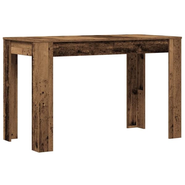 vidaXL Spisebord gammelt tre 120x60x76 cm konstruert tre
