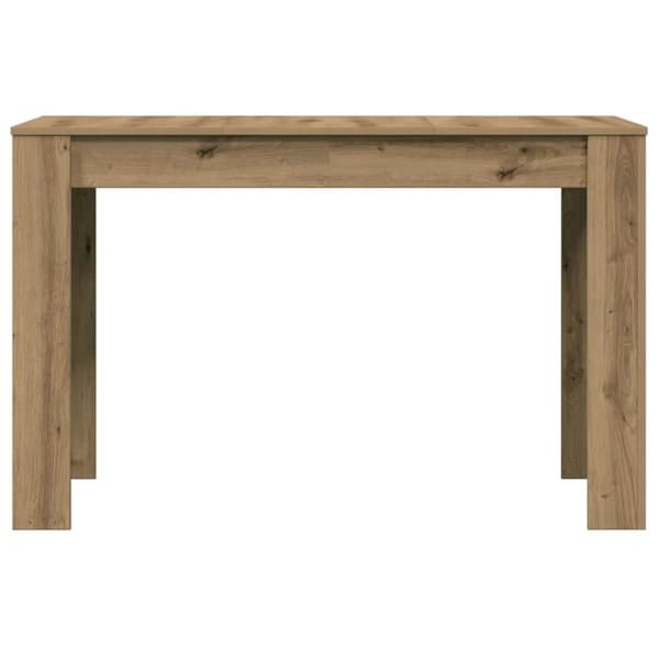 vidaXL Spisebord artisan eg 120x60x76 cm konstrueret træ