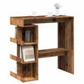 Miniatyrbillede 2 af 11: vidaXL barbord m. stativ 100x48x101,5 cm antikt træ