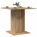 Miniatyrbillede 5 af 11: vidaXL spisebord 80x80x75 cm konstrueret træ kunsteg