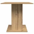 Miniatyrbillede 7 af 11: vidaXL spisebord 80x80x75 cm konstrueret træ kunsteg