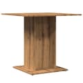 Miniatyrbillede 1 af 11: vidaXL spisebord 80x80x75 cm konstrueret træ kunsteg