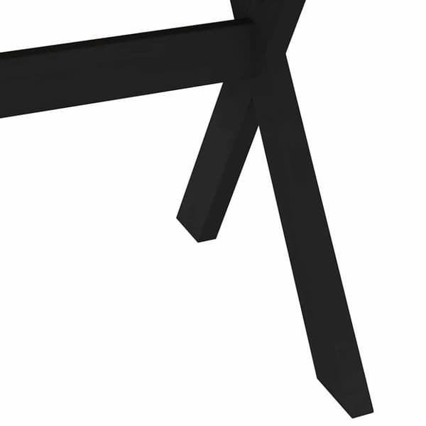 vidaXL konsolbord NOAIN X-formede ben 160x90x75cm massivt træ fyrretræ