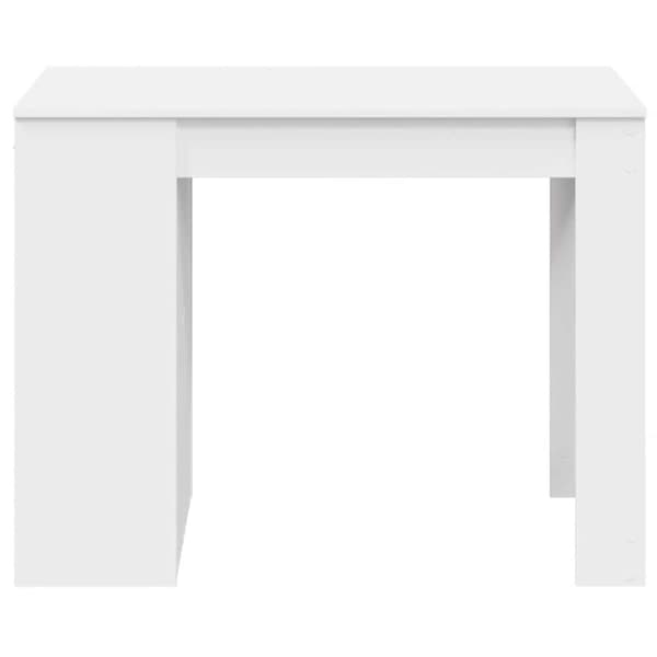 vidaXL skrivebord med skuffe og hylde 102x62x77,5 cm hvid