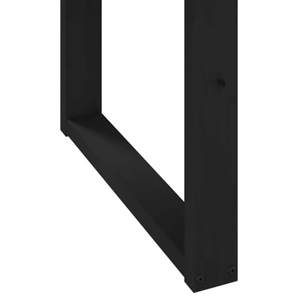 vidaXL Spisebord NOAIN U-formede ben 160x90x75 cm heltre furu
