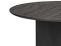 Miniatyrbilde 4 av 7: Spisebord Svart MDF-plate ⌀ 120 cm Understell Moderne Spisestue Møbler Moderne Design
