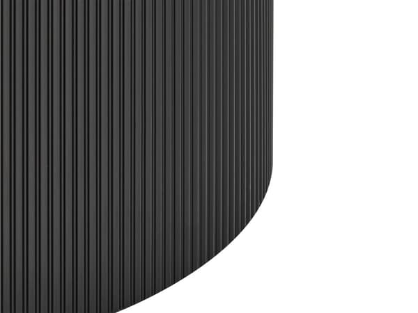 Spisebord Svart MDF-plate ⌀ 120 cm Understell Moderne Spisestue Møbler Moderne Design