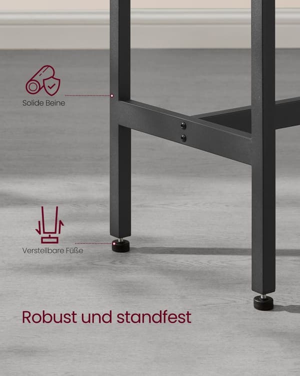 Bartafel - Rektangulär - Industriell design - Vintage Brown