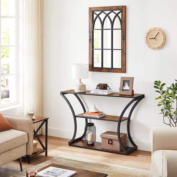 Consolet Table - Stop Table - Bent Bens - Extended Table Top - Brown/Black