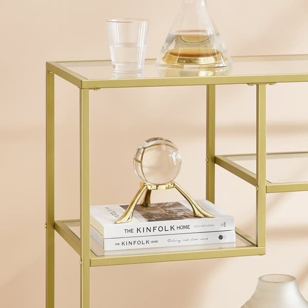 Konsolbord - sidobord - HALT TABELL - GANGTAFEL - Decort Table - Guld