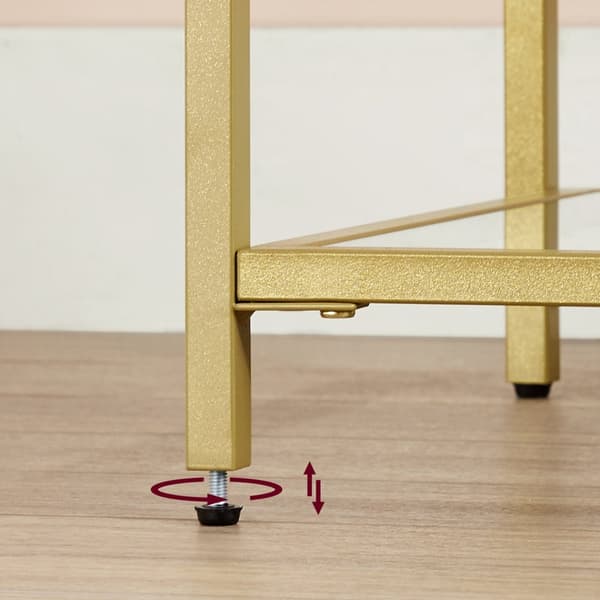 Konsolbord - sidobord - HALT TABELL - GANGTAFEL - Decort Table - Guld