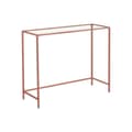 Miniatyrbillede 9 af 10: Consolet Table - Moderne sidebord - Glasplade - Golden Frame