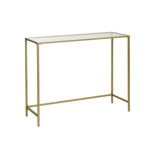 Consolet Table - Moderne sidebord - Glasplade - Golden Frame