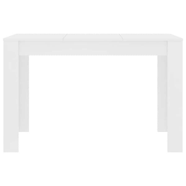 Matbord vit 120x60x76 cm konstruerat trä