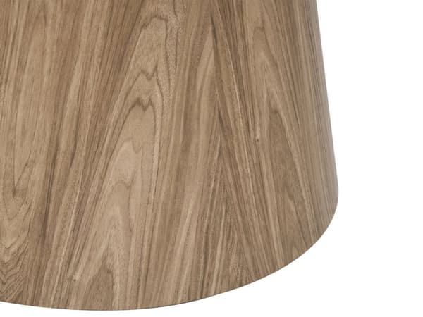 Matbord MDF-skiva Mörkt Trä för Fyra Personer 120 x 120 cm Runt Modern Traditionell Stil