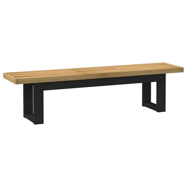 vidaXL spisebænk NOAIN U-formede ben 180x40x45 cm massivt træ fyrretræ