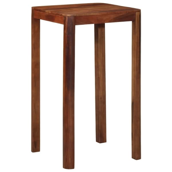 vidaXL baaripöytä 60x60x107 cm massiivipuu akaasia