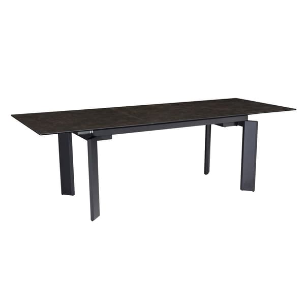 Rootz Stort matsalsbord - Modernt matbord - Utdragbart matbord - Robusta metallben - 180-240cm x 95cm x 77cm