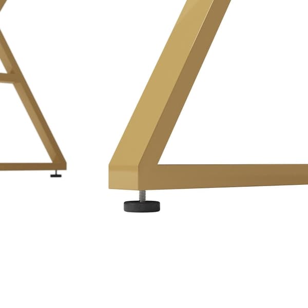 Rootz Modern Spisebord - Marmorbordplade - Stilfuldt spisebord - Nem montering - 119 cm x 70 cm x 75 cm