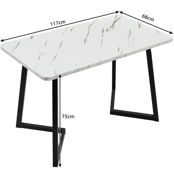 Rootz Elegant matbord - Modernt bord - Lyxigt bord - Slitstark design - 117cm x 68cm x 75cm
