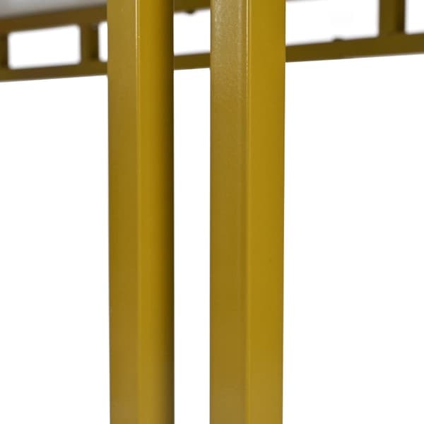 Rootz ruokapöytä - Kevyt ylellisyys - Moderni pöytä - Kultaiset metallijalat - Kestävä MDF - 120L x 70L x 74K cm