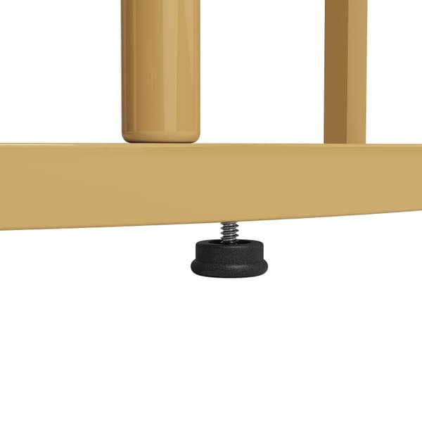 Rootz Modern Spisebord - Marmorfinish - Metalben - Holdbar og stabil - 138,5 cm x 80 cm x 75 cm