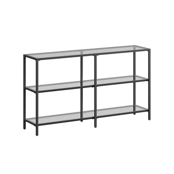 Konsoletbord med 3 planker lavet af tempereret glas