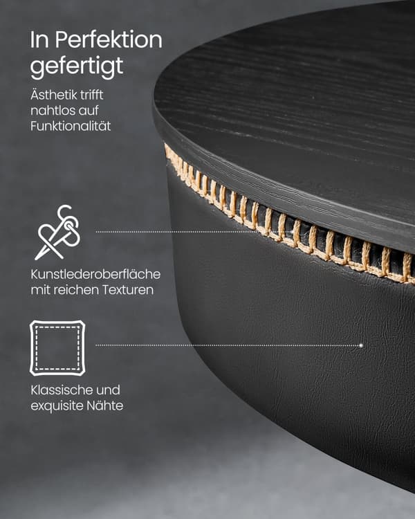 Ekho Collection - Bart Table Höjd justerbar ebenholts svart - black svart