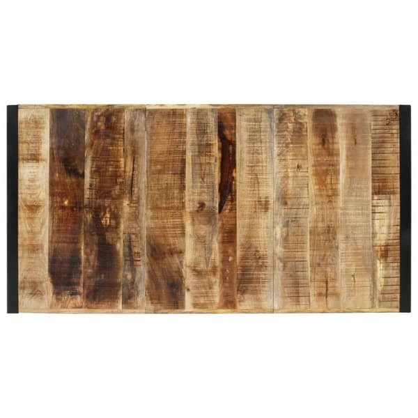 vidaXL spisebord 175x90x76 cm massivt ru mangotræ