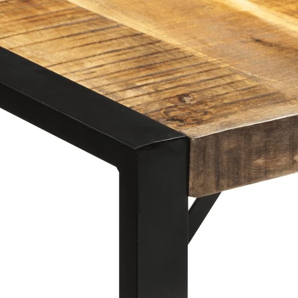 vidaXL spisebord 175x90x76 cm massivt ru mangotræ