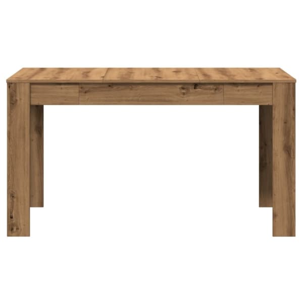vidaXL Ruokapöytä käsityöläinen tammi 140x74,5x76 cm lastulevy