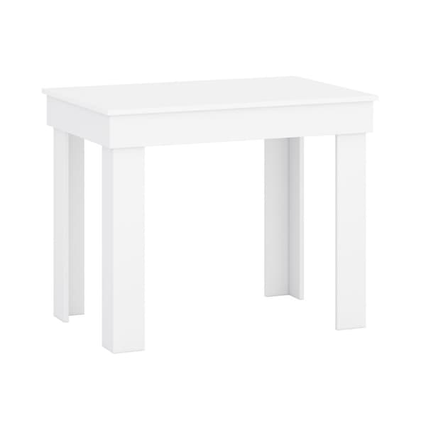 Litet köksbord för matsalen, 90x60cm, vitt