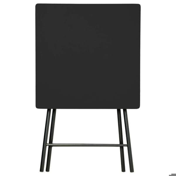 Svart hopfällbart bord