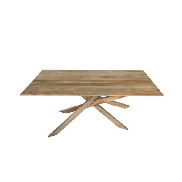 matsalsbord naturligt mangoträ (180 x 90 x 76 cm)