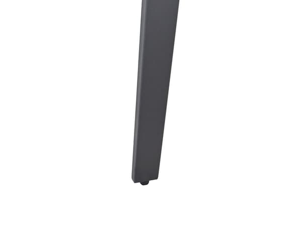 Matbord Mörkt Trä Svart MDF Metall 120/150x120cm Utdragbar Bordsskiva Rund Modern