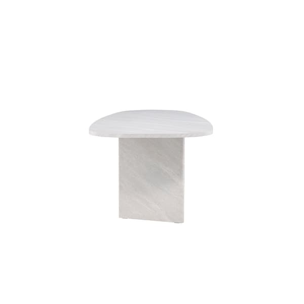 Grönvik spisebord oval 100x220cm hvid.