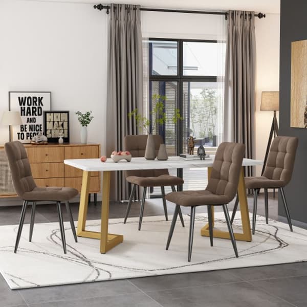 Matbordset, (Set, matbord 117×68cm med 4 stolar), rektangulärt matbord