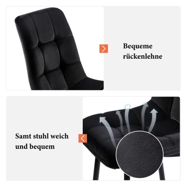 Modernt matbordset med 4 stolar, köksbordset, runt köksbord med en diameter av 80cm.