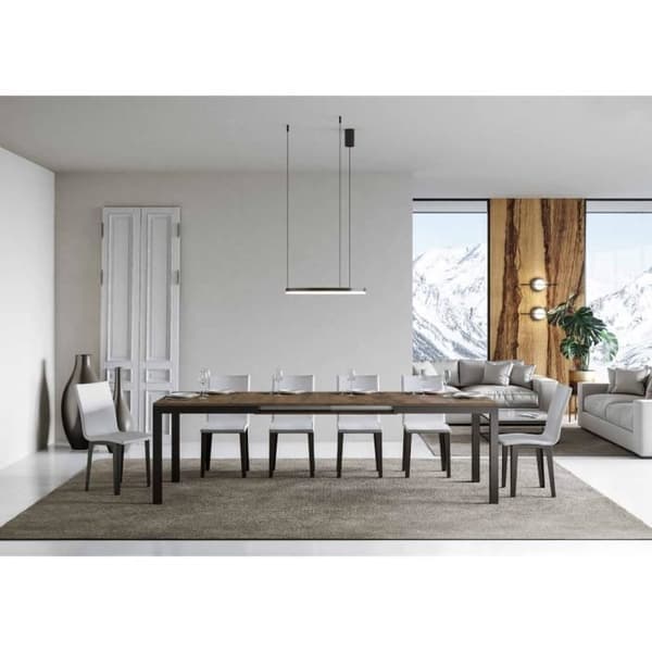Bord Everyday Evolution Dessus Noyer 90x120 ramverk Allongée 380 Anthracite