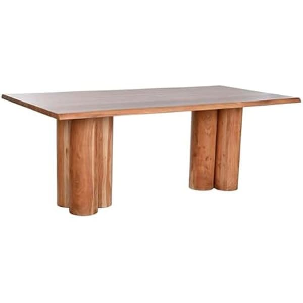 Matbord - HOME ESPRIT - Naturlig Brun - Akaciaträ - 200 x 100 x 76 cm - Flerfärgad