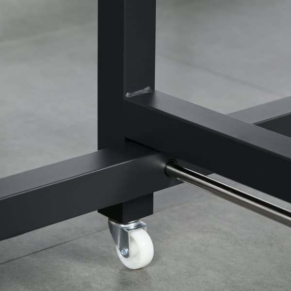 Rootz folding matbord - Industriellt bord - Space Saving Table - expanderar enkelt - 118 cm x 70 cm x 76,5 cm
