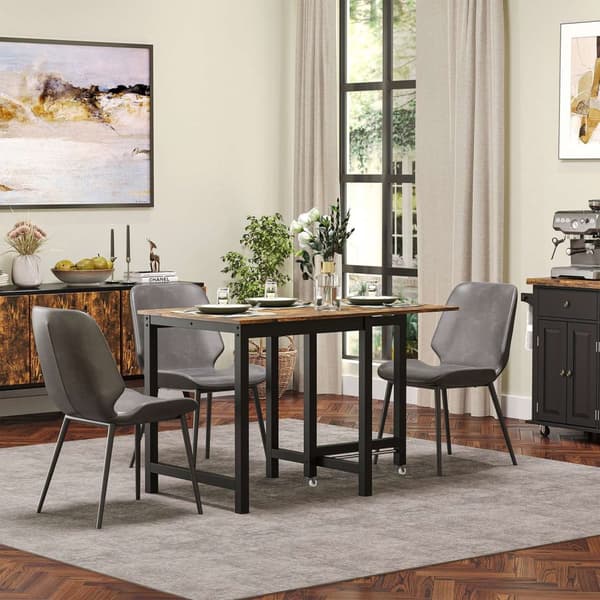 Rootz folding matbord - Industriellt bord - Space Saving Table - expanderar enkelt - 118 cm x 70 cm x 76,5 cm