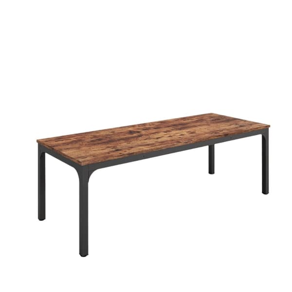 Rootz Spisebord - Rektangulært Bord - Alsidigt spisebord - Rigelig benplads - 200 cm Bredde x 70 cm Dybde x 75 cm Højde