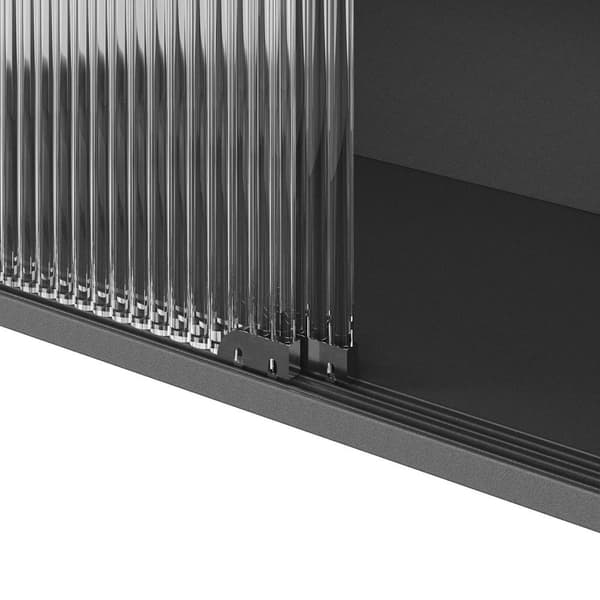 ROTZ Extendable Bar Table - MOVERABLE Modern Bar Table - Telescopic Bar Table With LED - Lagringsutrymme - 138-204 × 39 × 105 cm