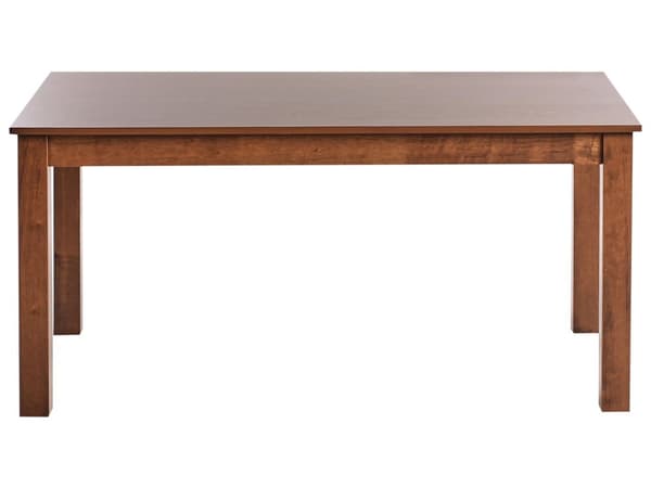 Uttrekkbart spisebord Mørkt tre MDF Gummitre 160/240 x 90 cm Rektangulær form Naturlig finish Minimalistisk og skandinavisk stil Kjøkkenbord