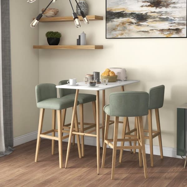 Rootz Rectangular Bar Table - Pub Table - Tall Table - Easy Assembly - 120 x 60 x 98 cm - Rymdräddande design