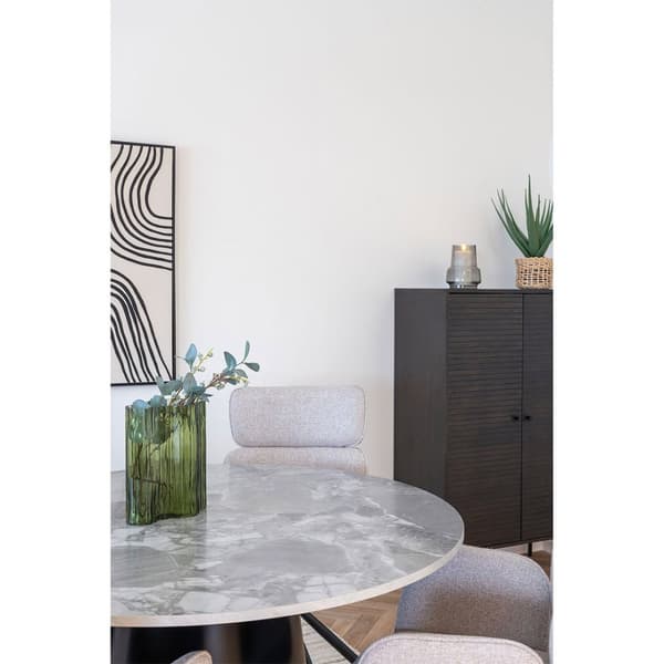 Brito spisebord Ø120 cm marmor dekor.