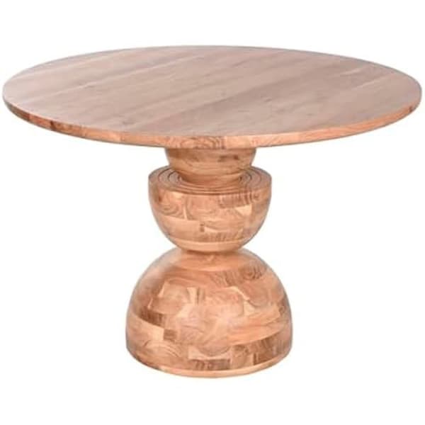 Matbord - HOME ESPRIT - Naturlig Acacia - 115 x 115 cm - Massivt Trä - Fyrkantig