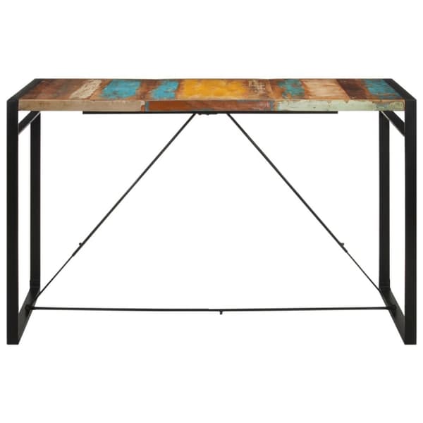 Barbord 175x90x110 cm massivt återvunnet trä