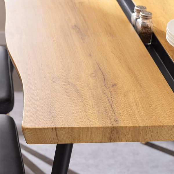 Rootz multifunktionellt bord - matbord - soffbord - hållbar MDF & metall - 120 cm x 75 cm x 78 cm - Stylsk & stabil design